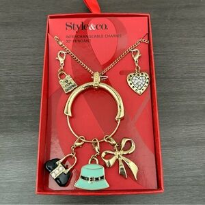 Style & Co. 30 Inch Interchangeable Charm Necklace
